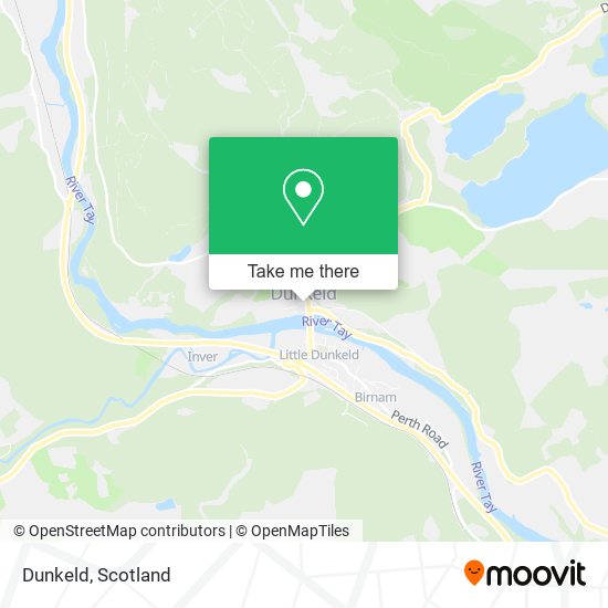 Dunkeld map