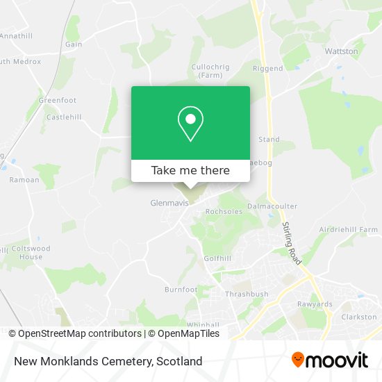 New Monklands Cemetery map
