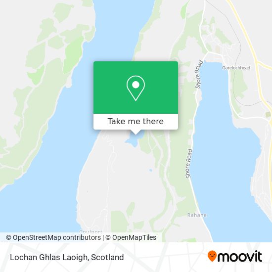 Lochan Ghlas Laoigh map