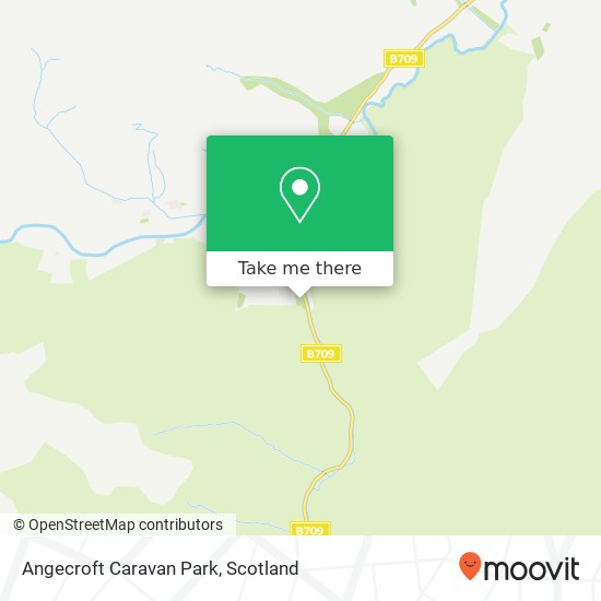 Angecroft Caravan Park map