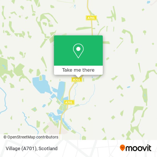 Village (A701) map