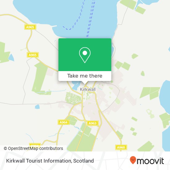 Kirkwall Tourist Information map