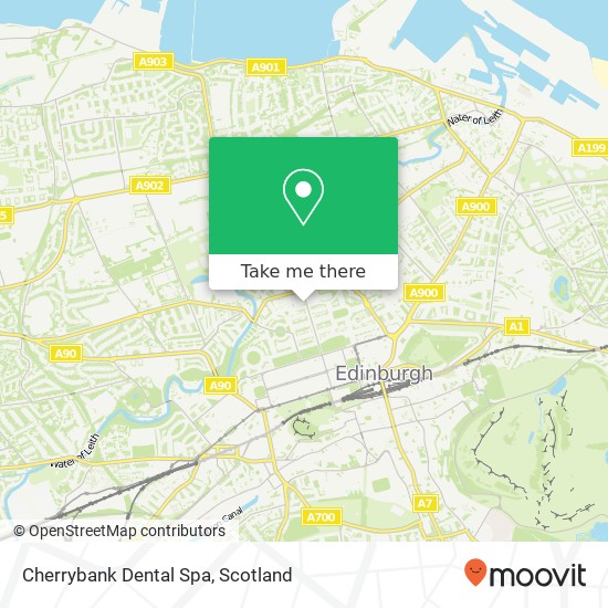 Cherrybank Dental Spa map