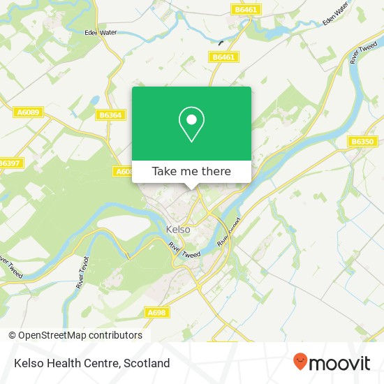 Kelso Health Centre map