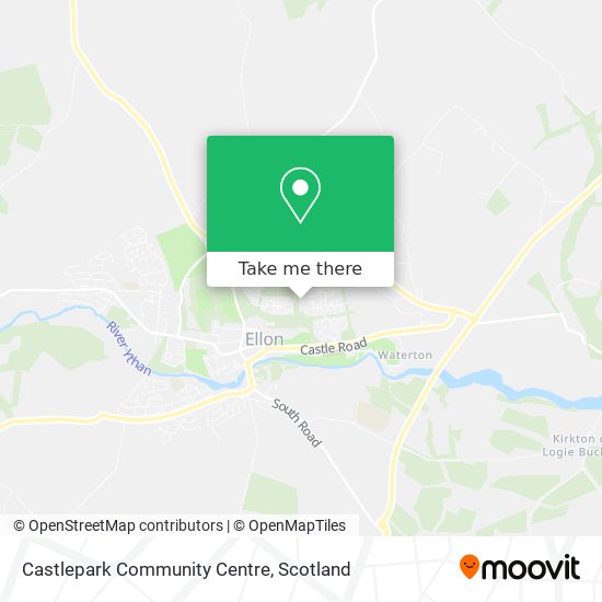 Castlepark Community Centre map