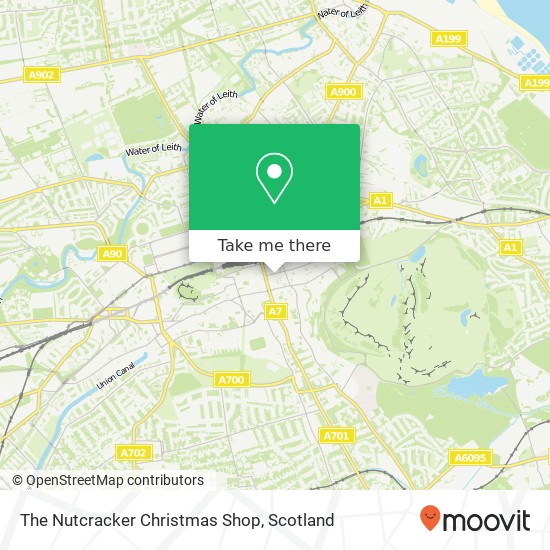 The Nutcracker Christmas Shop map