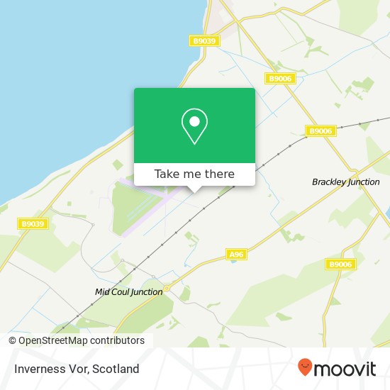 Inverness Vor map