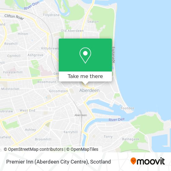 Premier Inn (Aberdeen City Centre) map