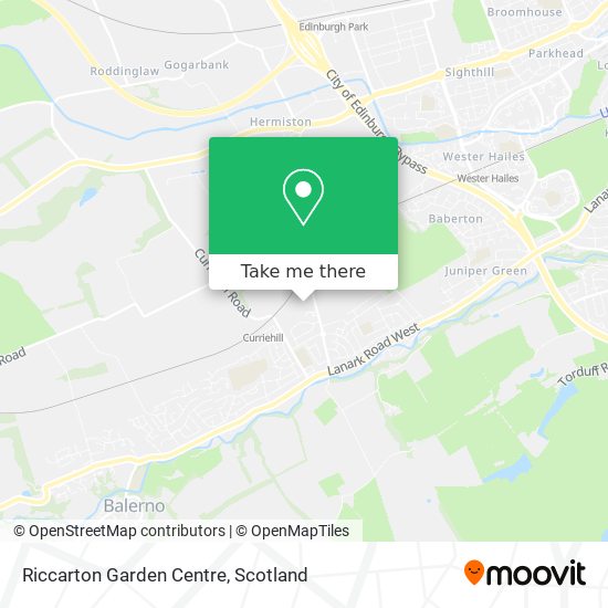 Riccarton Garden Centre map