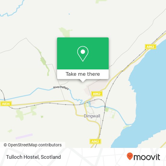 Tulloch Hostel map