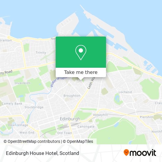 Edinburgh House Hotel map