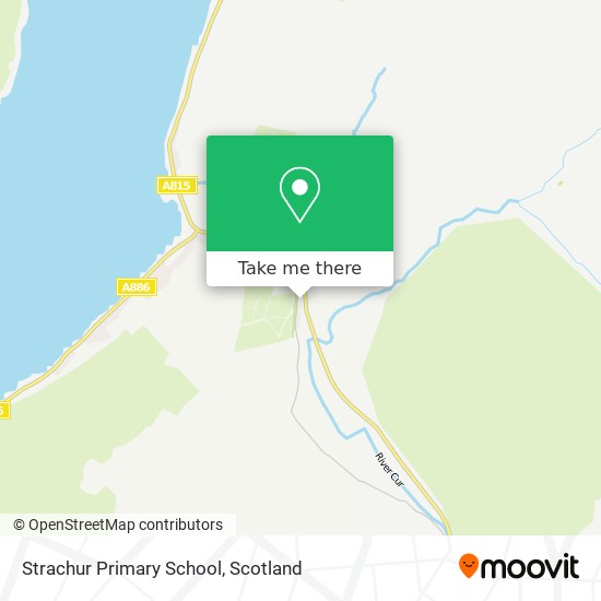 Strachur Primary School map