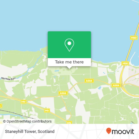 Staneyhill Tower map