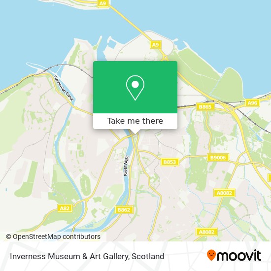 Inverness Museum & Art Gallery map