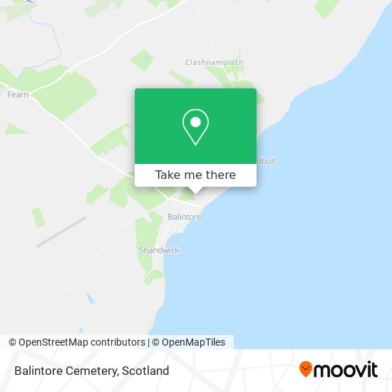 Balintore Cemetery map