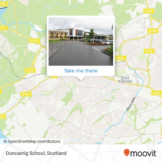 Duncanrig School map