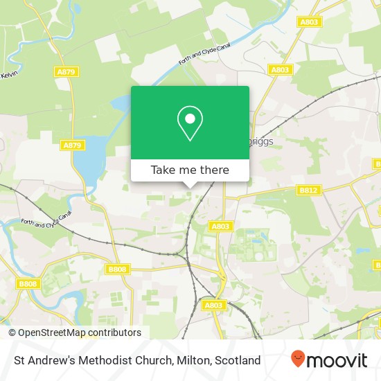 St Andrew's Methodist Church, Milton map