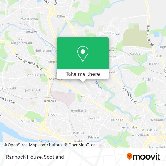 Rannoch House map