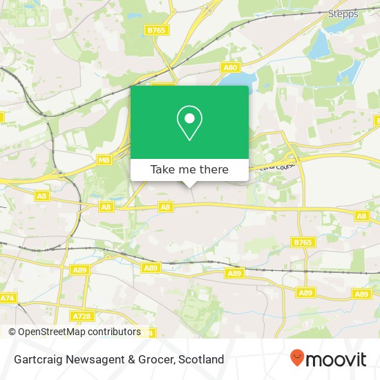 Gartcraig Newsagent & Grocer map