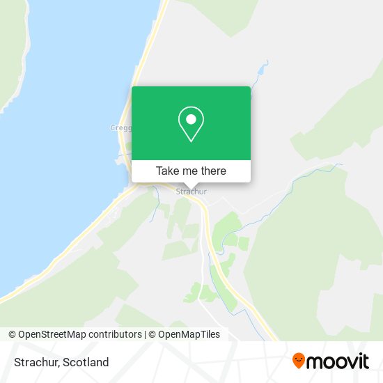 Strachur map