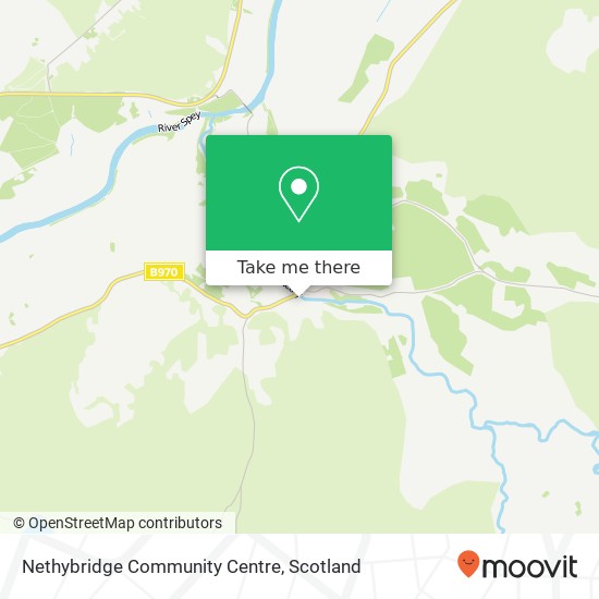 Nethybridge Community Centre map