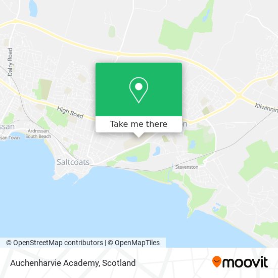 Auchenharvie Academy map