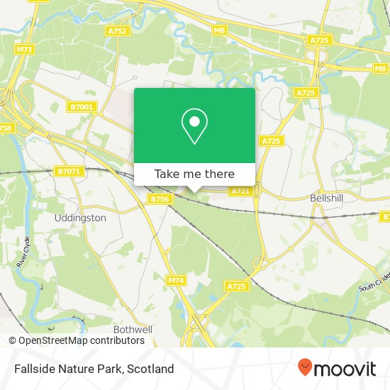 Fallside Nature Park map