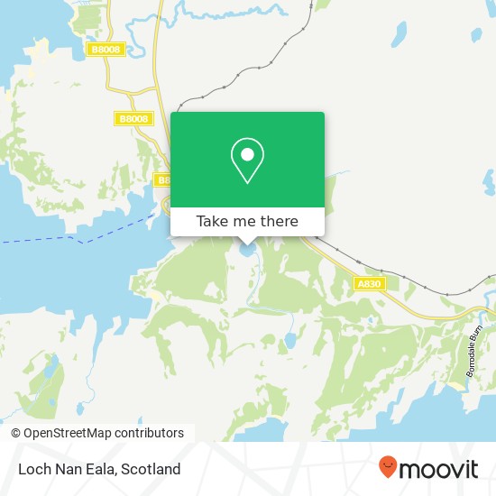 Loch Nan Eala map