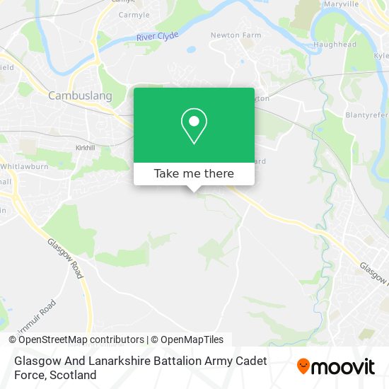 Glasgow And Lanarkshire Battalion Army Cadet Force map