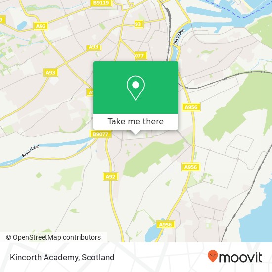Kincorth Academy map
