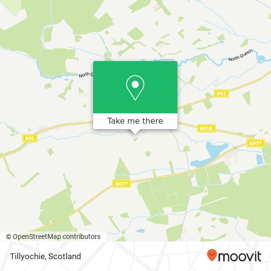 Tillyochie map