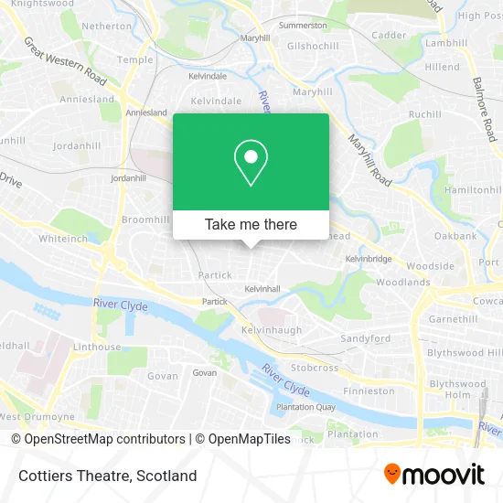 Cottiers Theatre map