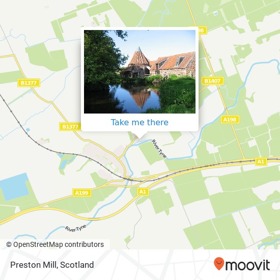 Preston Mill map