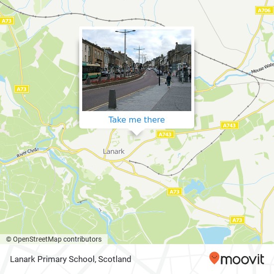 Lanark Primary School map
