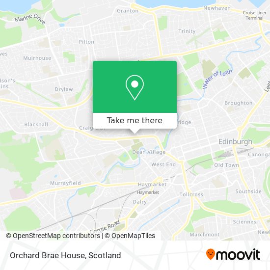 Orchard Brae House map