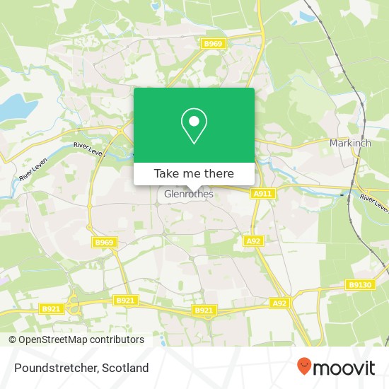 Poundstretcher map