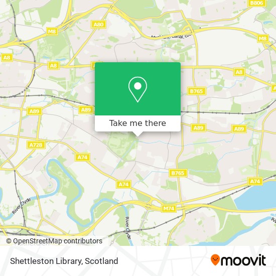 Shettleston Library map
