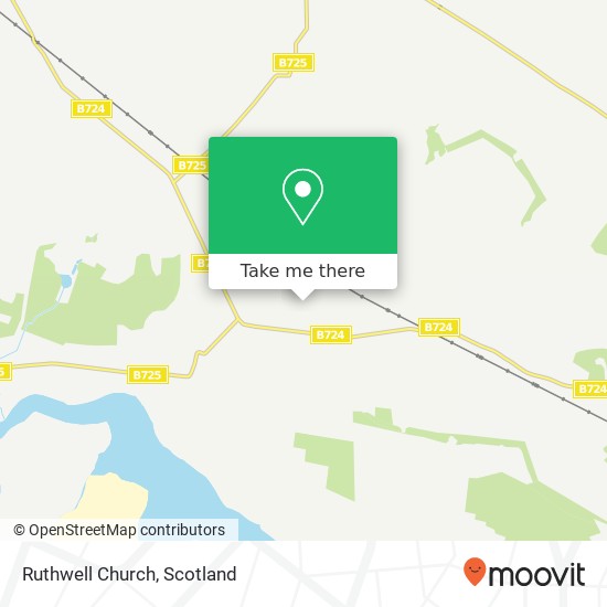 Ruthwell Church map