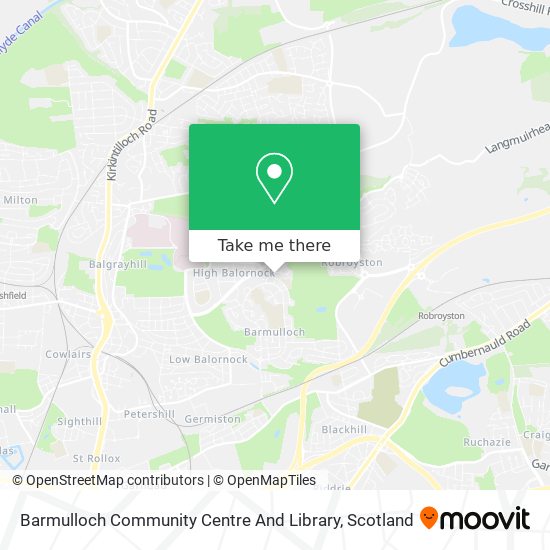 Barmulloch Community Centre And Library map