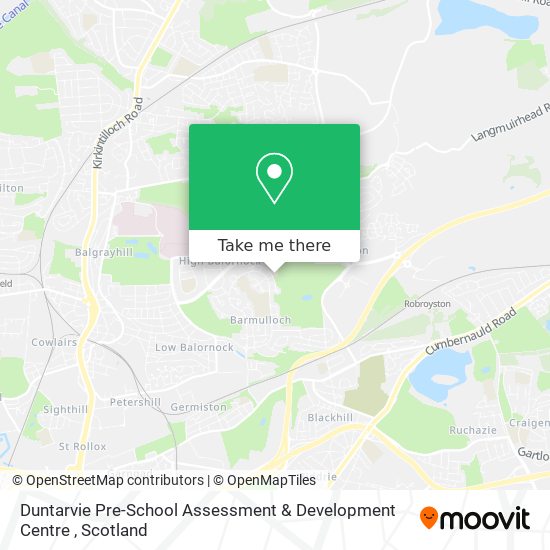 Duntarvie Pre-School Assessment & Development Centre map
