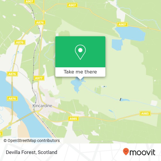 Devilla Forest map
