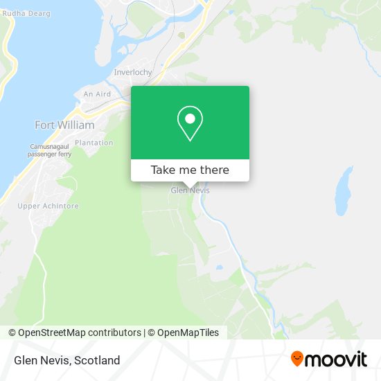 Glen Nevis map