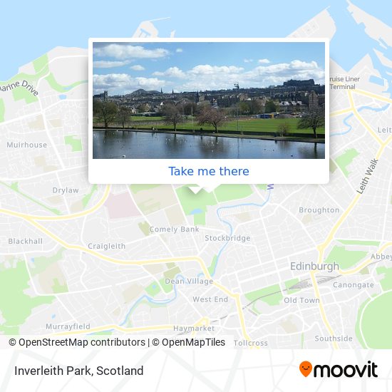 Inverleith Park map
