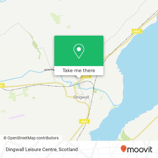 Dingwall Leisure Centre map