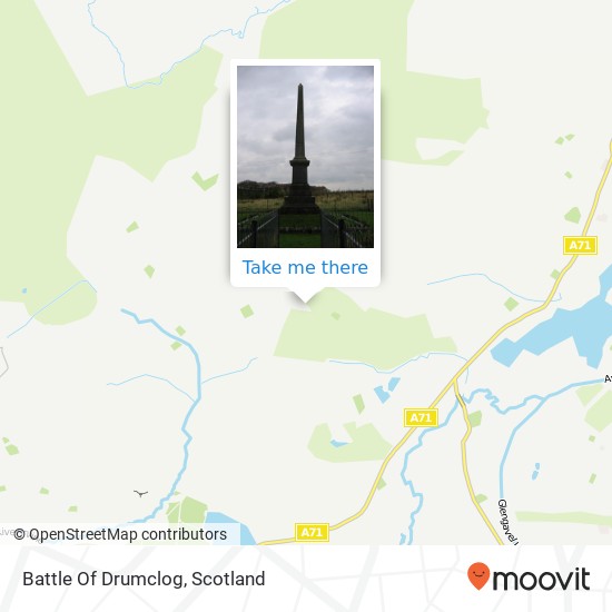 Battle Of Drumclog map