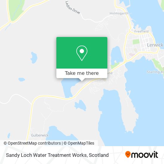 Sandy Loch Water Treatment Works map
