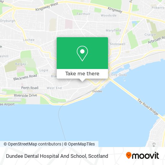 Dundee Dental Hospital And School map