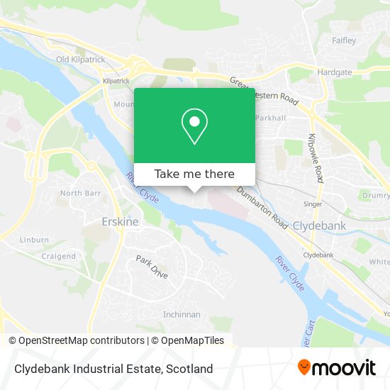 Clydebank Industrial Estate map