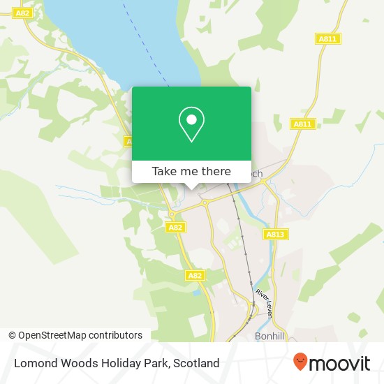 Lomond Woods Holiday Park map