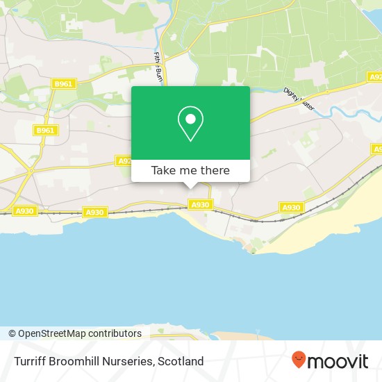 Turriff Broomhill Nurseries map